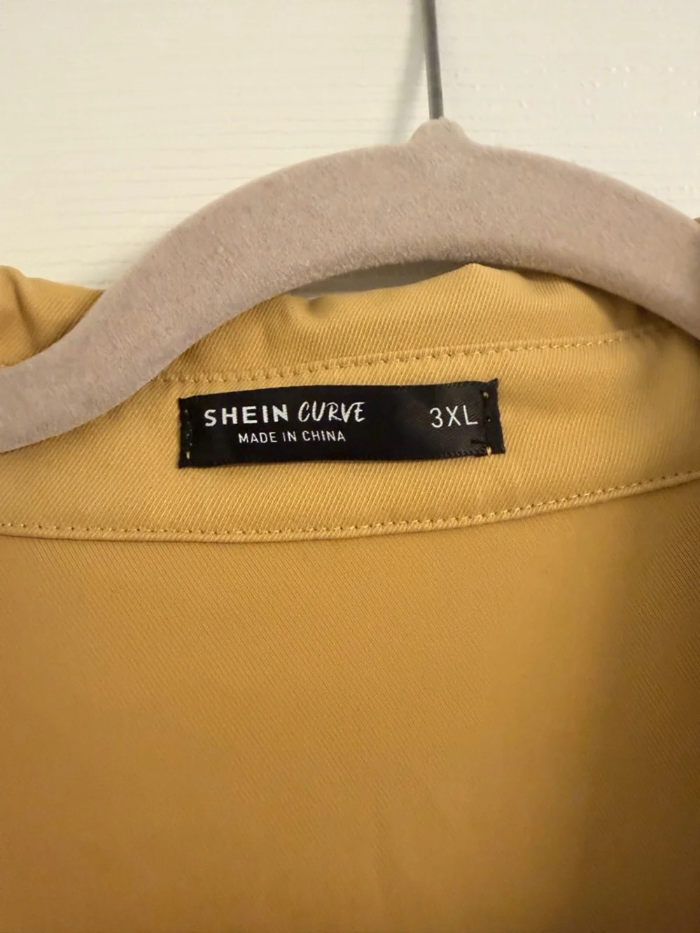 SHEIN Curve Mustard Yellow jacket - 3XL - Picture 3 of 4